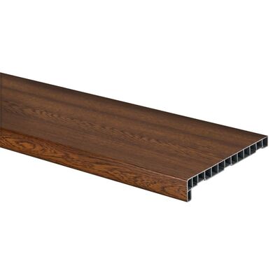 Parapet wewnętrzny PVC 25 x 156 cm złoty dąb Plasti King