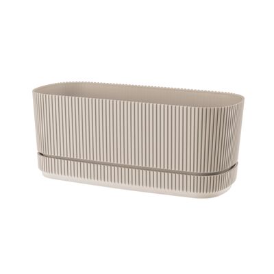 Doniczka PERA owalna 29 cm x 13 cm 09342 beż