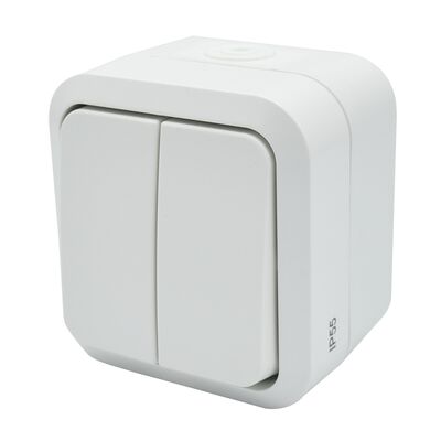 Łącznik świecznikowy Aqua Pro IP55 biały