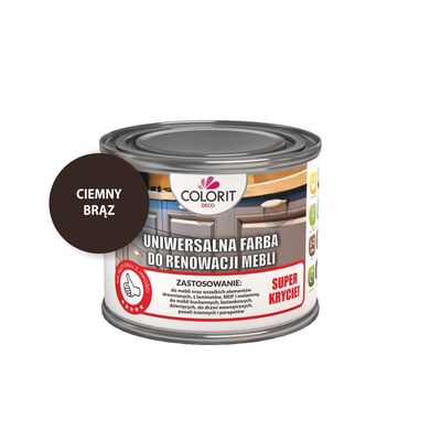 Farba do renowacji mebli brąz 0,375 l Colorit
