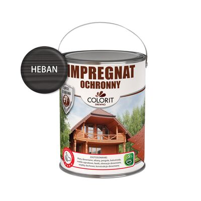 Impregnat ochronny heban 4,5 l Colorit Drewno