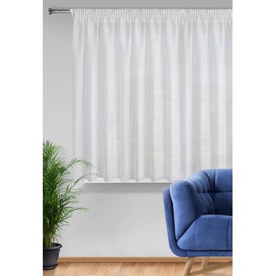 Firana gotowa z taśmą REBECCA 400 x 150 cm biały