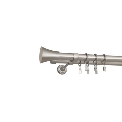 Karnisz Tazza II 200 cm satyna nikiel 25 / 19 mm Bojanek