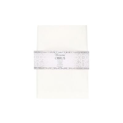 Obrus biały 150 x 220 cm Deccorino
