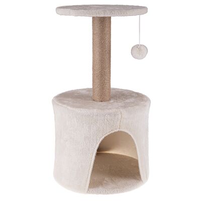 Drapak dla kota 33 x 33 x 60 cm beżowy