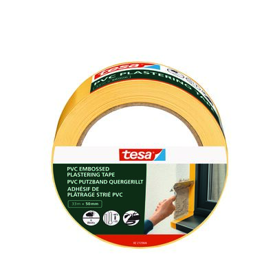 Taśma tynkarska PCV 50 mm x 33 m żółta