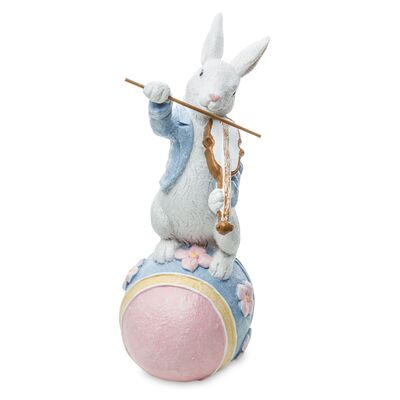 Figurka królik ze skrzypcami 19 x 10 cm