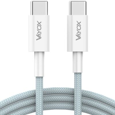 Kabel USB-C - USB-C 65W 3A 1 m premium line VA0105 Vayox