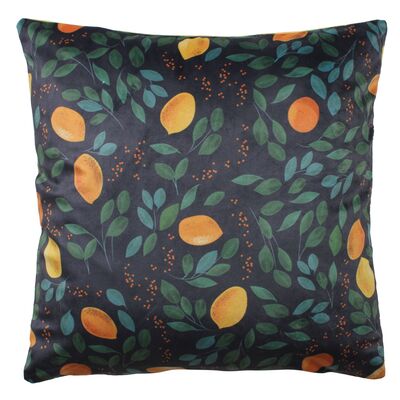 Poszewka CITRUS 45 x 45 cm czarny