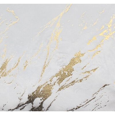 Obrus STORM 85 x 85cm biało-złoty