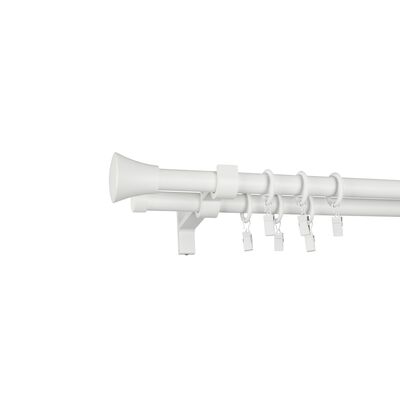 Karnisz Tazza II 160 cm biały mat 19 mm Bojanek