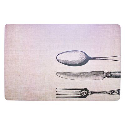 Podkładka POSATE 43,5 x 28,5 cm brązowo-czarny