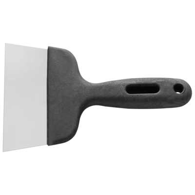 Skrobak M7 11,5 cm nierdzewna rączka plastikowa czarna