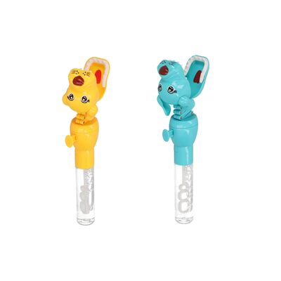 Bańki mydlane 40 ml pies 15 cm żółte/niebieskie
