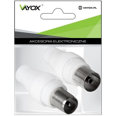 Zestaw wtyk antenowy + gniazdo antenowe Greckie VA0097 Vayox