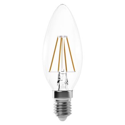 Żarówka LED Filament candle 3,4 W E14 ciepła biel