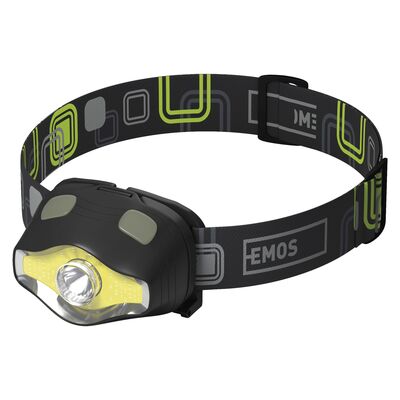 Latarka czołowa LED COB 3 W + LED 3 W 220 lm 100 m 3 × AAA