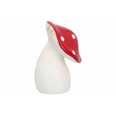 Figura ogrodowa ceramiczna grzyb H17cm