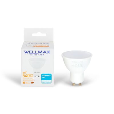 Żarówka LED GU10 6 W barwa ciepła Wellmax