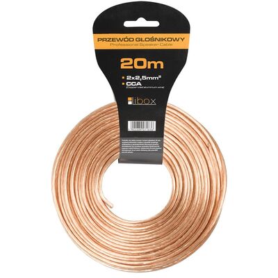 Kabel głośnikowy CCA 2x2,50mm LB0009-20 Libox 20 m