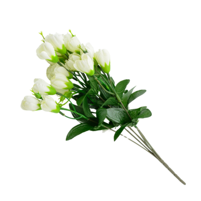 Krokus bukiet 7 główek 35 cm biały