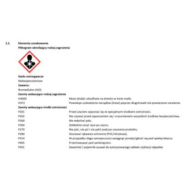 Płatkil na myszy i szczury 1kg Bros