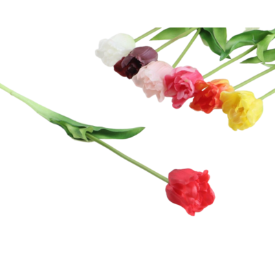 Kwiat sztuczny tulipan 40 cm mix kolorów