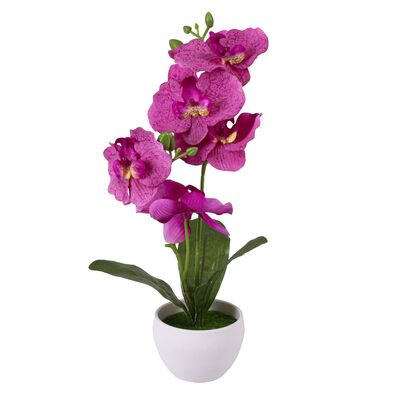 Kwiat sztuczny w osłonce 35 cm mix kolorów