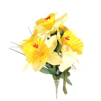 Bukiet 5 żonkili 35 cm żółty