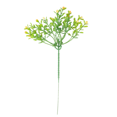 Gałązka ozdobna 25 cm zielona