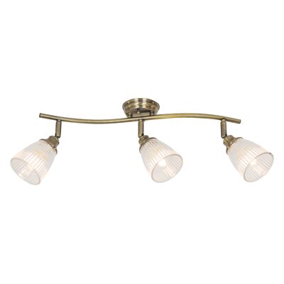 Lampa sufitowa Martha E14 3x40W brąz antyczny