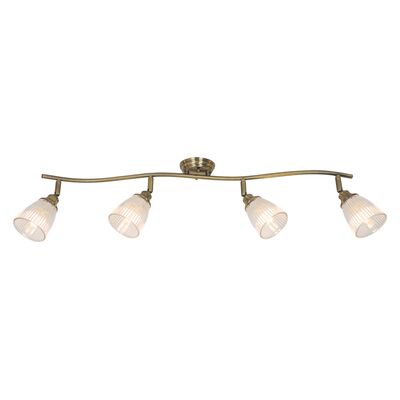 Lampa sufitowa Martha E14 4x40W brąz antyczny