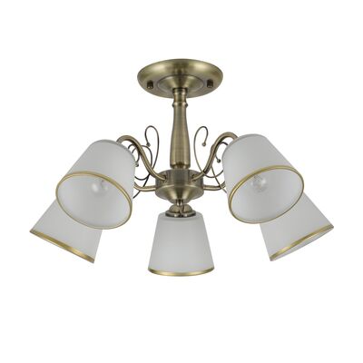 Lampa wisząca LOSANNA 5 x 40W E14 patyna