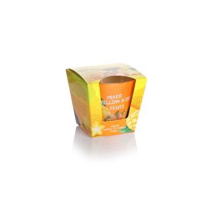 Świeca zapachowa w szkle Tropical Twist Yellow 115 g