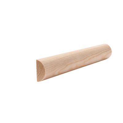 Półwałek Sosna 10 x 20 x 900 mm