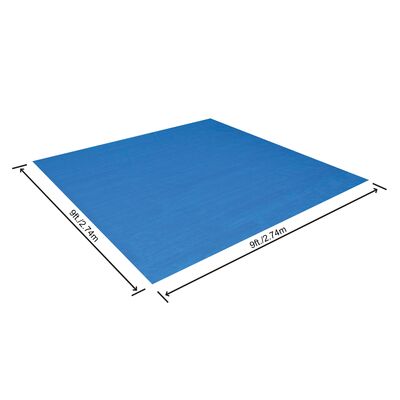Mata pod basen 274 x 274 cm niebieska Bestway