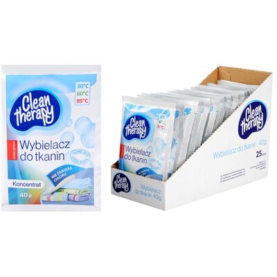 Wybielacz do tkanin 40 g Clean Therapy