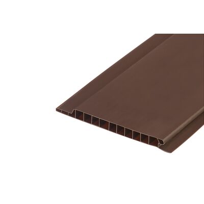 Podbitka dachowa panel ścienny PVC 10 x 260 cm brązowy Cezar