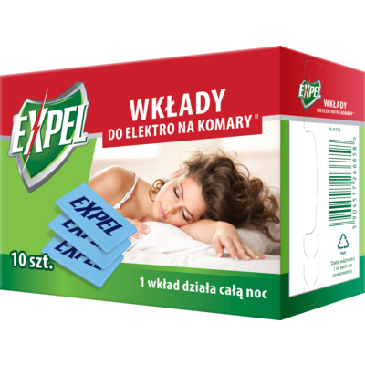 Wkłady do elektro na komary 10 sztuk EXPEL
