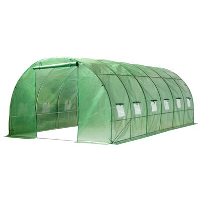 Szklarnia ogrodowa 3 x 6 x 2 m zielona