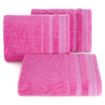 Ręcznik frotte Pola 70 x 140 cm różowy