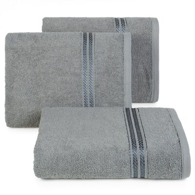 Ręcznik frotte Lori 50 x 90 cm stalowy