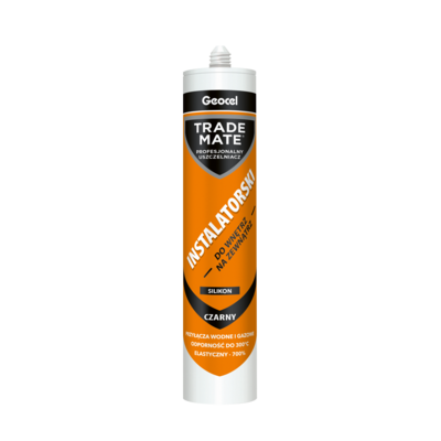 Silikon instalatorski czarny 280 ml GEOCEL