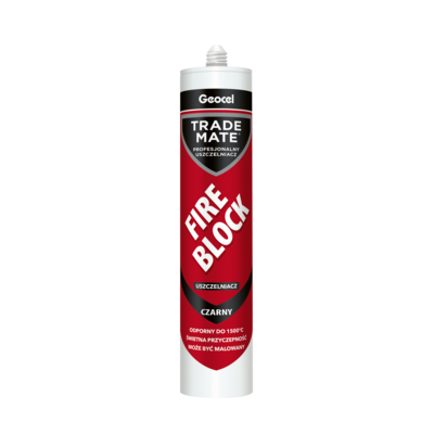 Uszczelniacz FIRE BLOCK czarny 280 ml GEOCEL