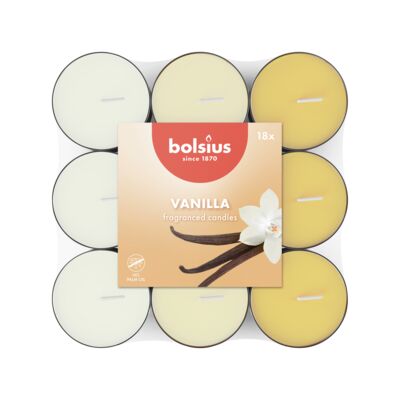 Podgrzewacz zapachowy 18 sztuk 4 h wanilia