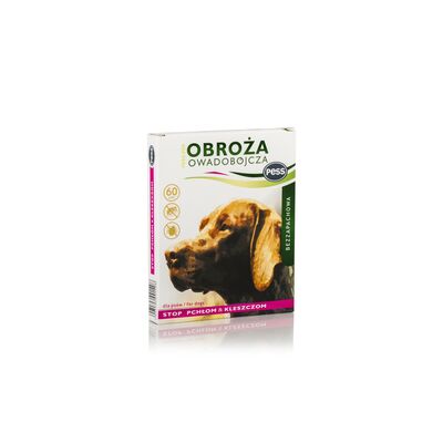 Obroża owadobójcza PESS-PER dla psów 75 cm brązowa