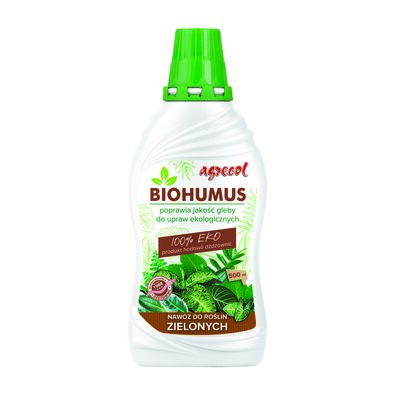 Nawóz do roślin zielonych Biohumus 0,5 l Agrecol
