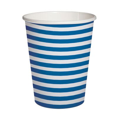 Kubki papierowe 0,25 l Stripes Eco 10 szt.