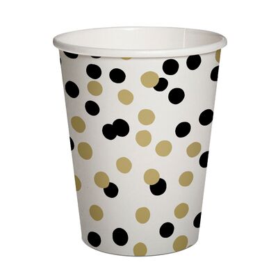 Kubki papierowe 0,25 l Confetti Eco 10 szt.
