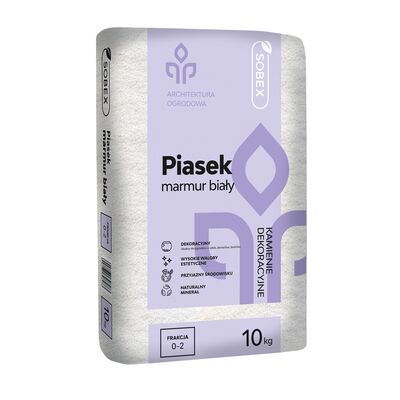 Piasek marmur biały 10 kg (0-2) Sobex
